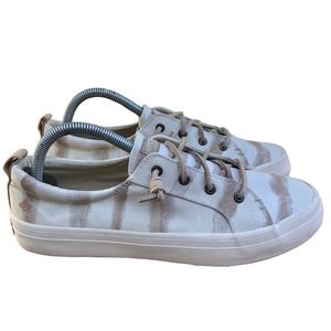 Sperry Womens Crest Vibe Sneaker size 9M STS87846 Low Top Casual Stripped